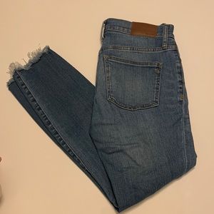 Madewell Frayed Skinny Jeans